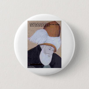Badge Rond 5 Cm Rumi Citation "Obstacles De L'Amour" sur T-shirts