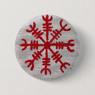 BADGE ROND 5 CM RUNE MAGIQUE