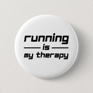 Badge Rond 5 Cm Running Est Ma Thérapie