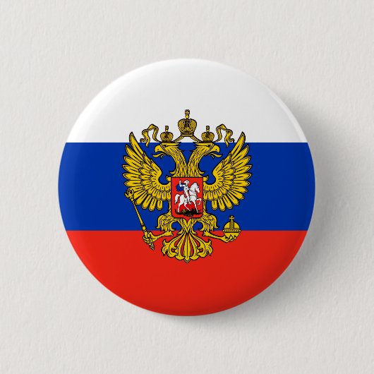 Badge Rond 5 Cm Russie (Devant)