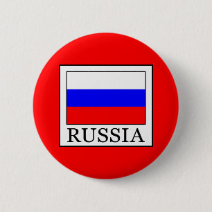 Badge Rond 5 Cm Russie
