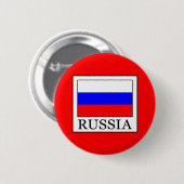 Badge Rond 5 Cm Russie (Devant & derrière)
