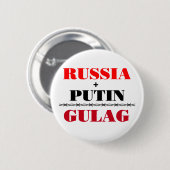 Badge Rond 5 Cm Russie et Poutine (Devant & derrière)