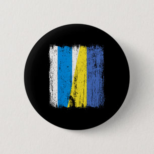 Badge Rond 5 Cm Russie libre Ukraine Drapeau moitié Opposition rus