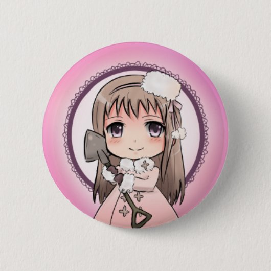 Badge Rond 5 Cm Russie - Nyotalia version (Devant)
