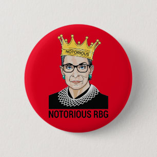Badge Rond 5 Cm Ruth Bader Ginsburg - Célèbre RBG