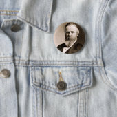 Badge Rond 5 Cm Rutherford B. Hayes (En situation)