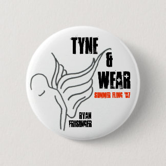 Badge Rond 5 Cm Ryan Frisinger - "Tyne et usage" - bouton