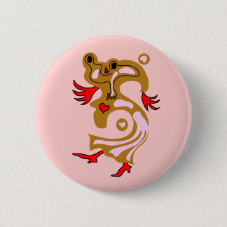 Badge Rond 5 Cm Rythme de l'amour