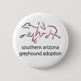 Badge Rond 5 Cm S un bouton d'adoption de lévrier