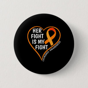 Badge Rond 5 Cm Sa Lutte Est Ma Lutte Contre La Leucémie