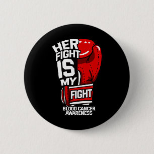 Badge Rond 5 Cm Sa Lutte Est Ma Lutte Contre Le Cancer Du Sang Tum