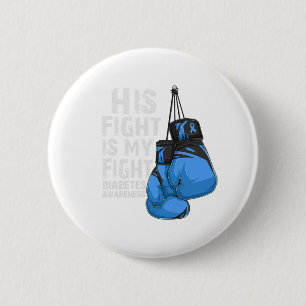 Badge Rond 5 Cm Sa Lutte Est Ma Lutte Contre Le Diabète Sensibilis