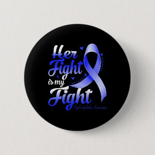 Badge Rond 5 Cm Sa Lutte Est Ma Lutte Contre L'Hydrocéphalie