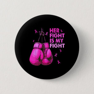 Badge Rond 5 Cm Sa Lutte Est Ma Lutte Gants De Boxe De Combat Canc
