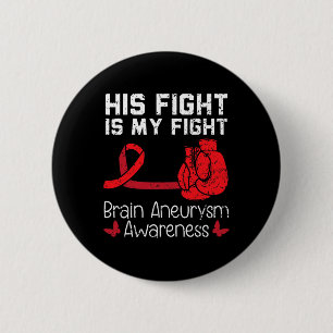 Badge Rond 5 Cm Sa Lutte Est Ma Lutte Médicale Condition Aneurysme