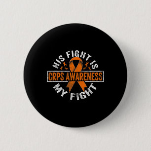 Badge Rond 5 Cm Sa Lutte Est Ma Sensibilisation Aux Crps De Combat