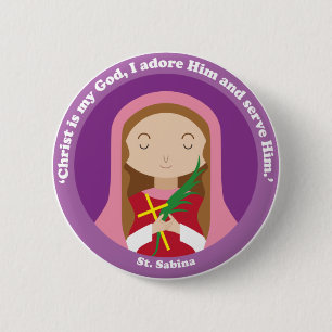 Badge Rond 5 Cm Sabina