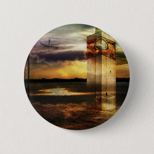 Badge Rond 5 Cm Sables de mémoire (Devant)