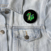 Badge Rond 5 Cm Sac à dos mignon crocodile drôle Retour à l'école (En situation)