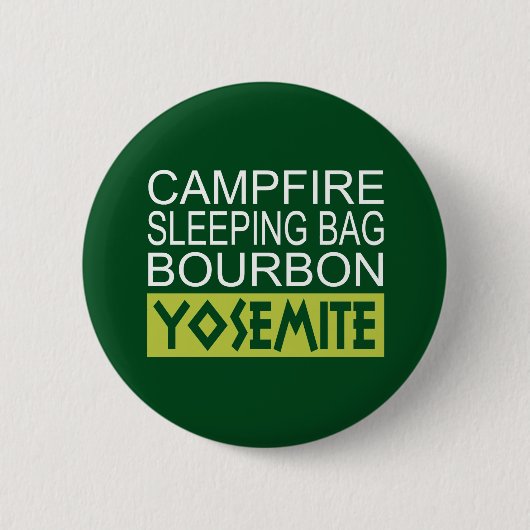 Badge Rond 5 Cm Sac couché de feu Bourbon Yosemite (Devant)