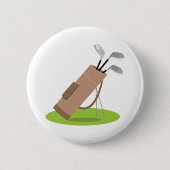 Badge Rond 5 Cm Sac de golf (Devant)