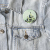 Badge Rond 5 Cm Sacre Coeur (En situation)