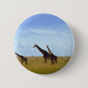 Badge Rond 5 Cm Safari Dining : Accessoires de cuisine de Nairobi