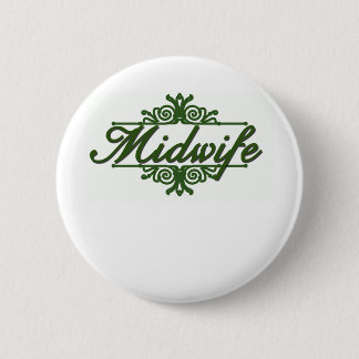 Badge Rond 5 Cm Sage-femme