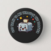 Badge Rond 5 Cm Sagesse grillée Retro Design Quirky (Devant)