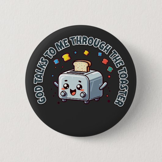 Badge Rond 5 Cm Sagesse grillée Retro Design Quirky (Devant)