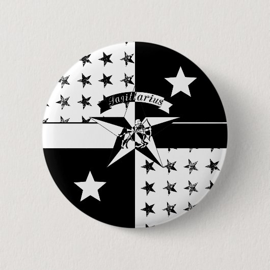 Badge Rond 5 Cm Sagittaire (Devant)