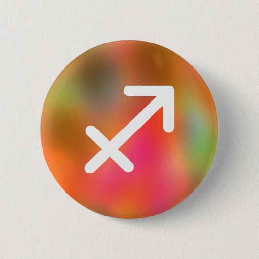 Badge Rond 5 Cm Sagittaire (Devant)