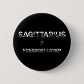 Badge Rond 5 Cm Sagittarius - Amour de la liberté (Devant)