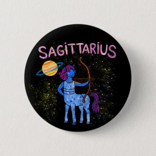 Badge Rond 5 Cm Sagittarius étoile signe L'Archer étoile zodiaque