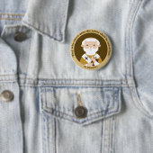 Badge Rond 5 Cm Saint Clément I (En situation)