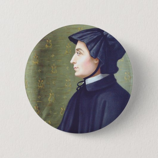 Badge Rond 5 Cm Saint Elizabeth Ann Seton (Devant)