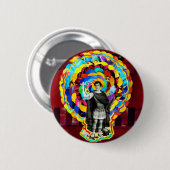 Badge Rond 5 Cm Saint Expedito (Saint Expeditus) (Devant & derrière)