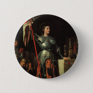 Badge Rond 5 Cm Saint Jeanne d'Arc