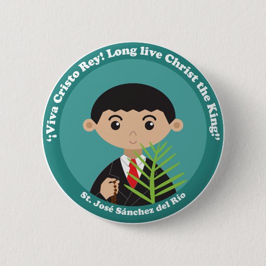 Badge Rond 5 Cm Saint José Sánchez del Río (Devant)