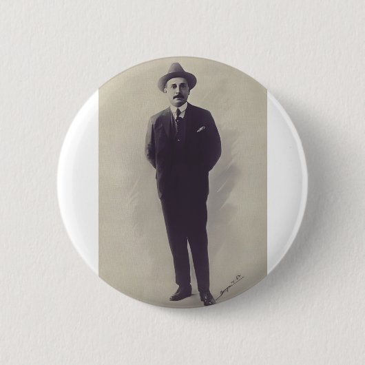 Badge Rond 5 Cm Saint Joseph Gregory Hernandez Laïc (Devant)