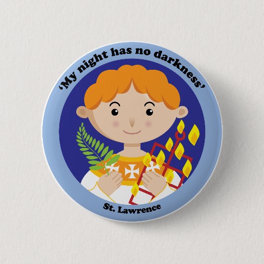 Badge Rond 5 Cm Saint-Laurent (Devant)