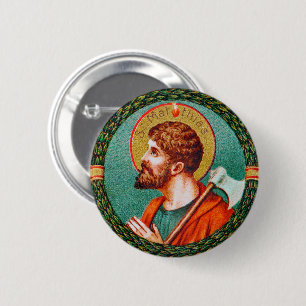 Badge Rond 5 Cm Saint Matthias l'Apôtre (JMAS 09) Tour
