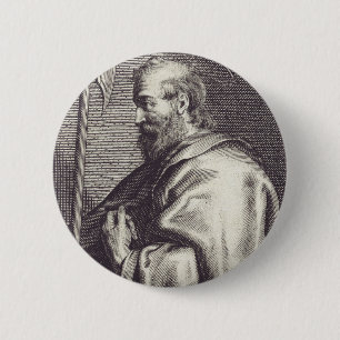 Badge Rond 5 Cm Saint Matthieu l'Évangéliste - Reproduction d'Art