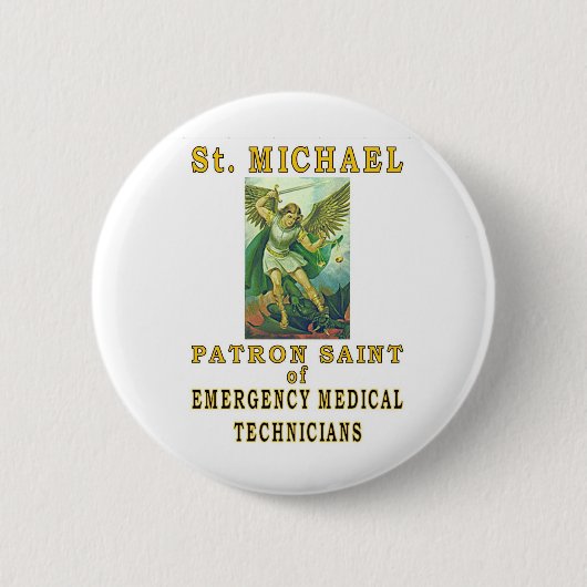 BADGE ROND 5 CM SAINT MICHAEL (Devant)