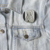 Badge Rond 5 Cm Saint Monica mère de l'Augustin d'Hippo (En situation)