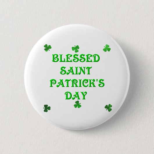 Badge Rond 5 Cm Saint Patrick (1) (Devant)