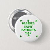 Badge Rond 5 Cm Saint Patrick (1) (Devant & derrière)