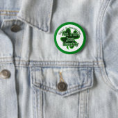 Badge Rond 5 Cm Saint Patrick - Pas Irlandais, juste vilain (En situation)