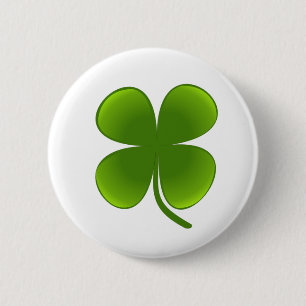 Badge Rond 5 Cm Saint Patrick’s Day - Shamrock